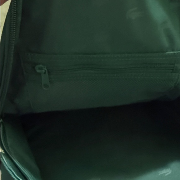 Lacoste Forest Green Backpack with Multicolor Croc Embroidery - Picture 11 of 12